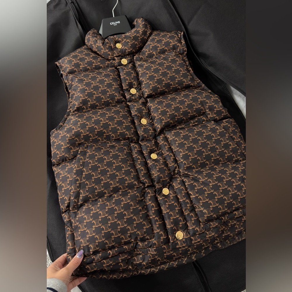 Brand new CELINE Monogram Puffer Vest
